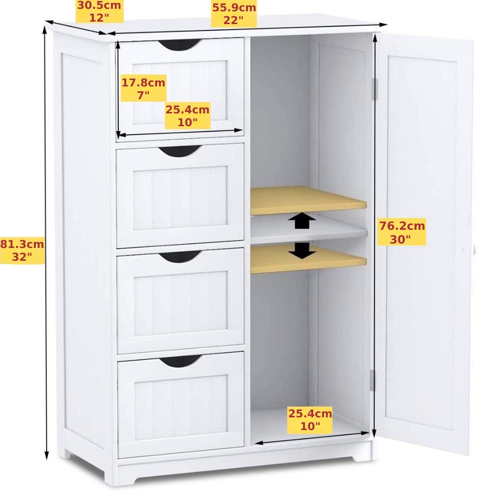 Bathroom Floor Cabinet: image 5