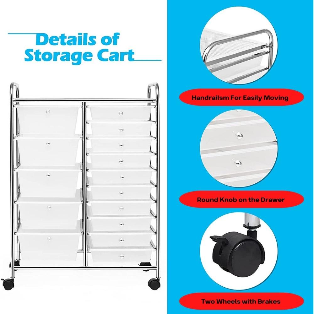 Rolling Office Cart: image 4