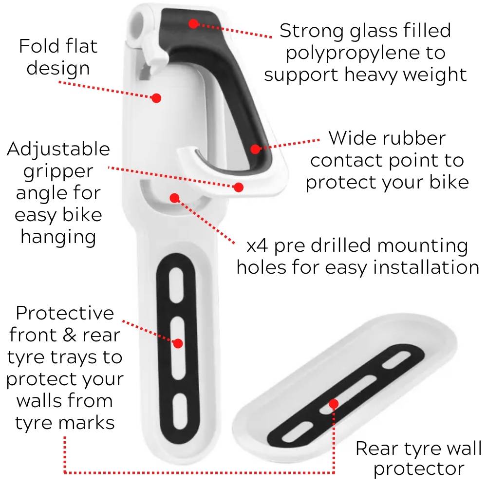 Wall Bike Mount, Single Hanger: image 5